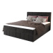 Expedo Čalúnená posteľ boxspring HAMAN, 160x200, monolith 97