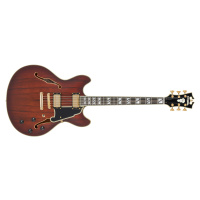 D'Angelico Deluxe DC Satin Brown Burst