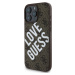 Guess Big Love Logo s MagSafe Kryt pre iPhone 16 Pro Max, Hnedý