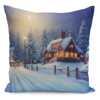 Obliečka na vankúš s vianočným motívom 43x43 cm – Mila Home