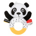 CANPOL BABIES BabiesBoo senzorická hračka panda s hryzadlom a hrkálkou