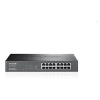 tp-link TL-SG1016DE, 16 port Gigabit Easy Smart Switch, 16x 10/100/1000M RJ45 ports, MTU, Tag-Ba