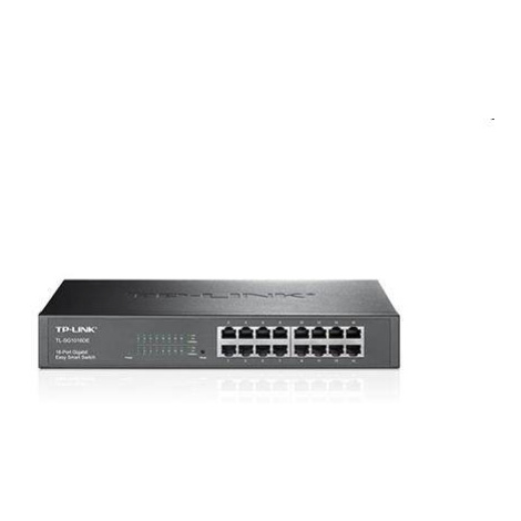 tp-link TL-SG1016DE, 16 port Gigabit Easy Smart Switch, 16x 10/100/1000M RJ45 ports, MTU, Tag-Ba