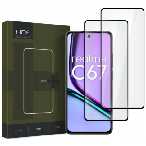 HOFI Glass Pro Full Screen 2x ochranné sklo na Realme C67 4G, čierne