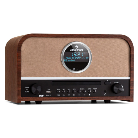 Auna auna Columbia, DAB rádio, 60 W, CD prehrávač, DAB+/ UKW tuner, USB nahrávanie, Bluetooth