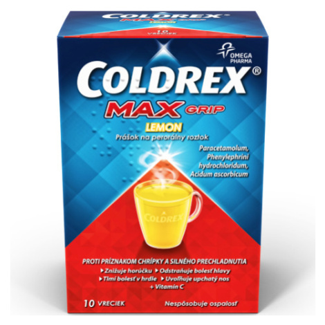 COLDREX MaxGrip Lemon 10ks