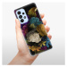Odolné silikónové puzdro iSaprio - Dark Flowers - Samsung Galaxy A53 5G