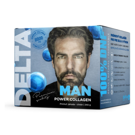 DELTA MEDICAL Man power collagen 8000 mg príchuť jahoda a citrón 240 g