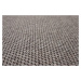 Kusový koberec Nature tmavě béžový čtverec - 250x250 cm Vopi koberce
