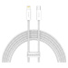 Kábel USB-C cable for Lightning Baseus Dynamic Series, 20W, 2m (white)