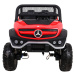 mamido Detské elektrické auto Buggy 4x4 Mercedes-Benz Unimog červené