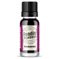 Prírodná koncentrovaná vôňa 15ml čierne ríbezle - Foodie Flavours - Foodie Flavours