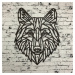 Obraz z dreva - Polygonálny vlk