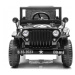 mamido Detský elektrický vojenský jeep Willys 4x4 čierny