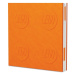 LEGO® Zápisník s gelovým perom ako klipom - oranžový
