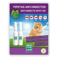 MENFORSAN Antiparazitné pipety pre mačky 2ks 2 x 1.5 ml