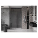 MEXEN/S - Velár posuvné sprchové dvere 140, transparent, čierna 871-140-000-01-70