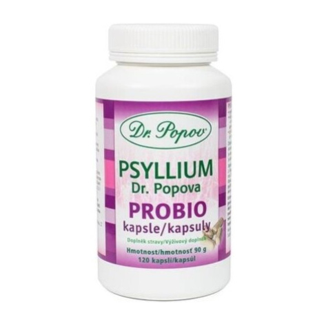 DR. POPOV Psyllium probio 120 kapsúl