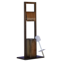 WC stojan Bamboo, tmavohnedý RD0930