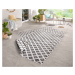 Kusový koberec Twin-Wendeteppiche 103126 grau creme – na ven i na doma - 80x150 cm NORTHRUGS - H