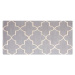 Sivý bavlnený koberec 80 × 150 cm SILVAN, 57824