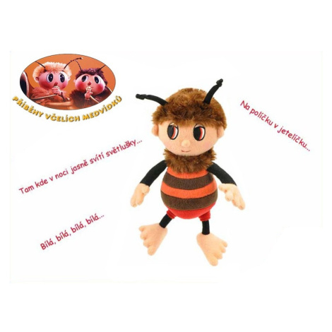 Príbehy včelích medvedíkov - Brumda plyšový menšie 26cm na batérie spievajúca 0m + Mikro Trading