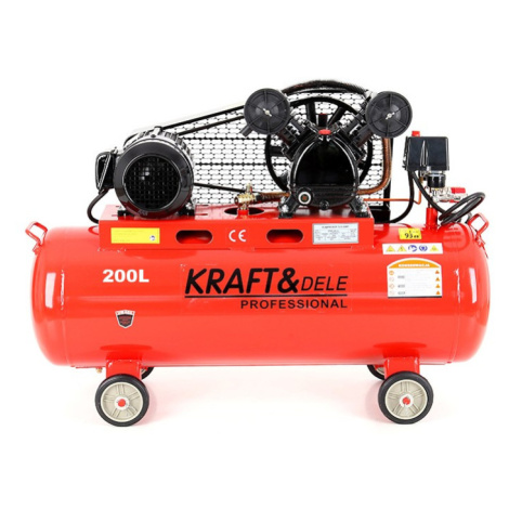 Kraft&Dele Kompresor 200l olejový 2-piestový 400V KD407