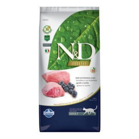 KRMIVO N&D PRIME CAT LAMB & BLUEBERRY 10 KG.