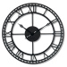 Kovové nástenné hodiny z21a-1-1-x 80cm, čierna