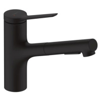 Hansgrohe Zesis M33, drezová batéria 150, s výsuvnou spŕškou, sBox lite, čierna matná, HAN-74803