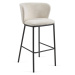 Biele barové stoličky v súprave 2 ks (výška sedadla 75 cm) Ciselia – Kave Home