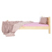MD Jednolôžková drevená posteľ Etela 90x200