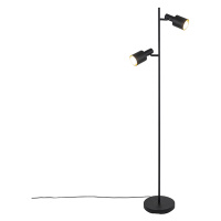 Inteligentná stojaca lampa čierna vrátane 2 Wifi A60 - Stijn