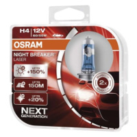 OSRAM Night Breaker Laser H4 P43t 64193 12V 55W NBL, 2 ks
