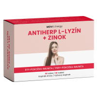 MOVIT ENERGY AntiHerp L-Lyzín + Zinok 30 tabliet