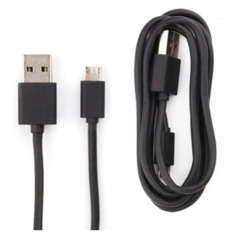 Nabíjací a dátový kábel USB, microUSB, 100 cm, Xiaomi, čierny, výrobný