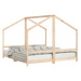 Dvojitá detská domčeková posteľ Dekorhome 90 x 190 cm,Dvojitá detská domčeková posteľ Dekorhome 