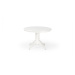 HALMAR Gloster okrúhly jedálenský stôl biely lesk