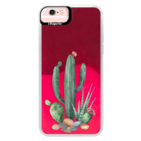 Neónové púzdro Pink iSaprio - Cacti 02 - iPhone 6 Plus/6S Plus