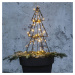 LED vonkajšia dekorácia Light Tree Foldy, výška 50 cm