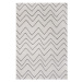 Kusový koberec Mujkoberec Original Flatweave 104839 Cream/Black – na ven i na doma - 120x170 cm 