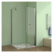 H K - Obdĺžnikový sprchovací kút MELODY 80x100 cm so zalamovacími dverami SE-MELODYB880100