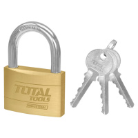 Total Tools Visiaci zámok s kľúčmi, 3 cm