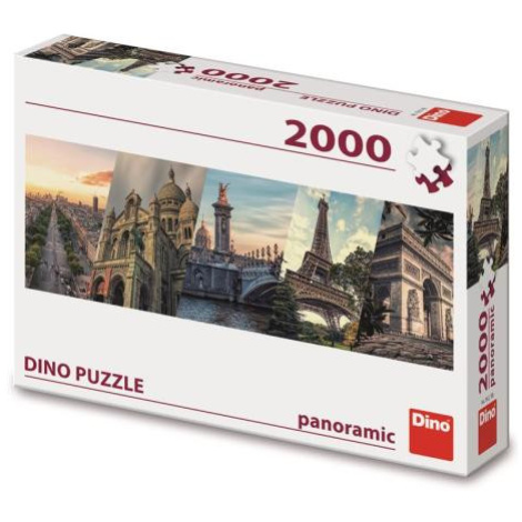 Dino PARÍŽ KOLÁŽ 2000 panoramic Puzzle