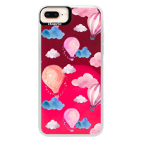 Neónové púzdro Pink iSaprio - Summer Sky - iPhone 8 Plus