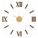 Nalepovacie nástenné hodiny, MPM 3772.50 hnedé, 60cm