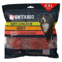 Pochúťka Ontario kura, mäkké prúžky 500g