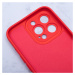 Silikónové puzdro na Apple iPhone 12 Pro Max Silicon MagSafe červené