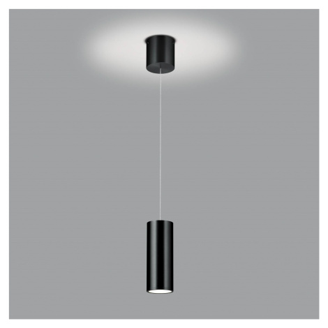 Závesné LED svietidlo Helli up/down 1-pl. čierna Knapstein