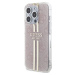 Guess IML 4G Gold Stripe Kryt pre iPhone 15 Pro, Ružový